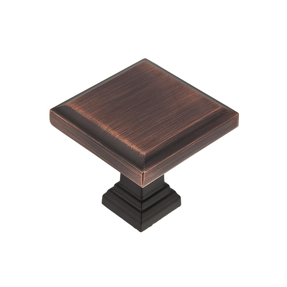 1 1/4" Long Transitional Knob in Brushed Oil Rubbed Bronze