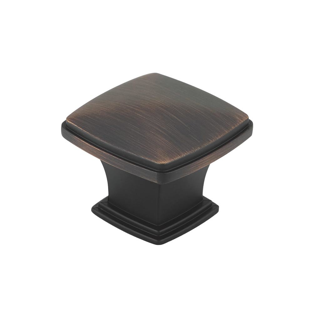 1 11/16" Long Transitional Knob in Brushed Oil Rubbed Bronze