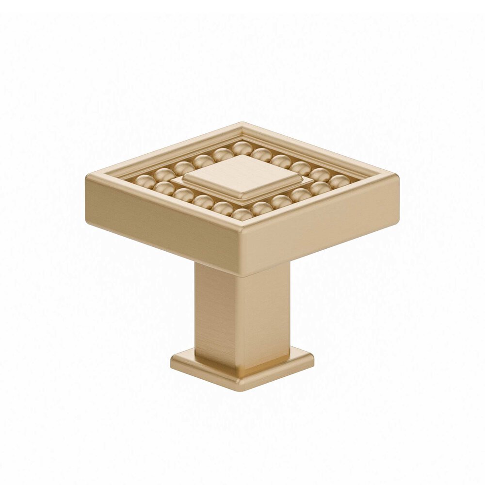 1 5/16" Long Transitional Knob in Champagne Bronze
