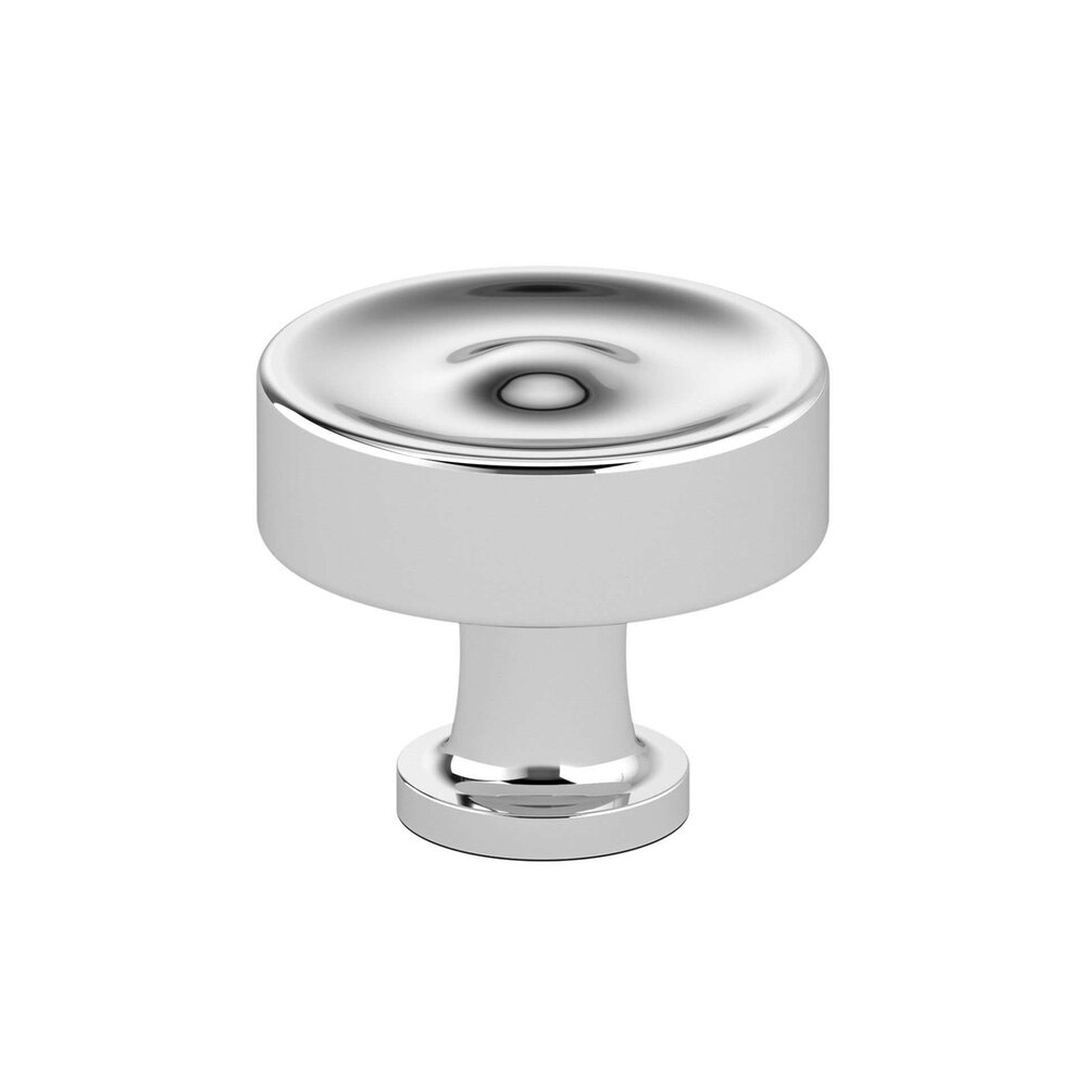 1 3/8" Round Traditional Knob in Chrome