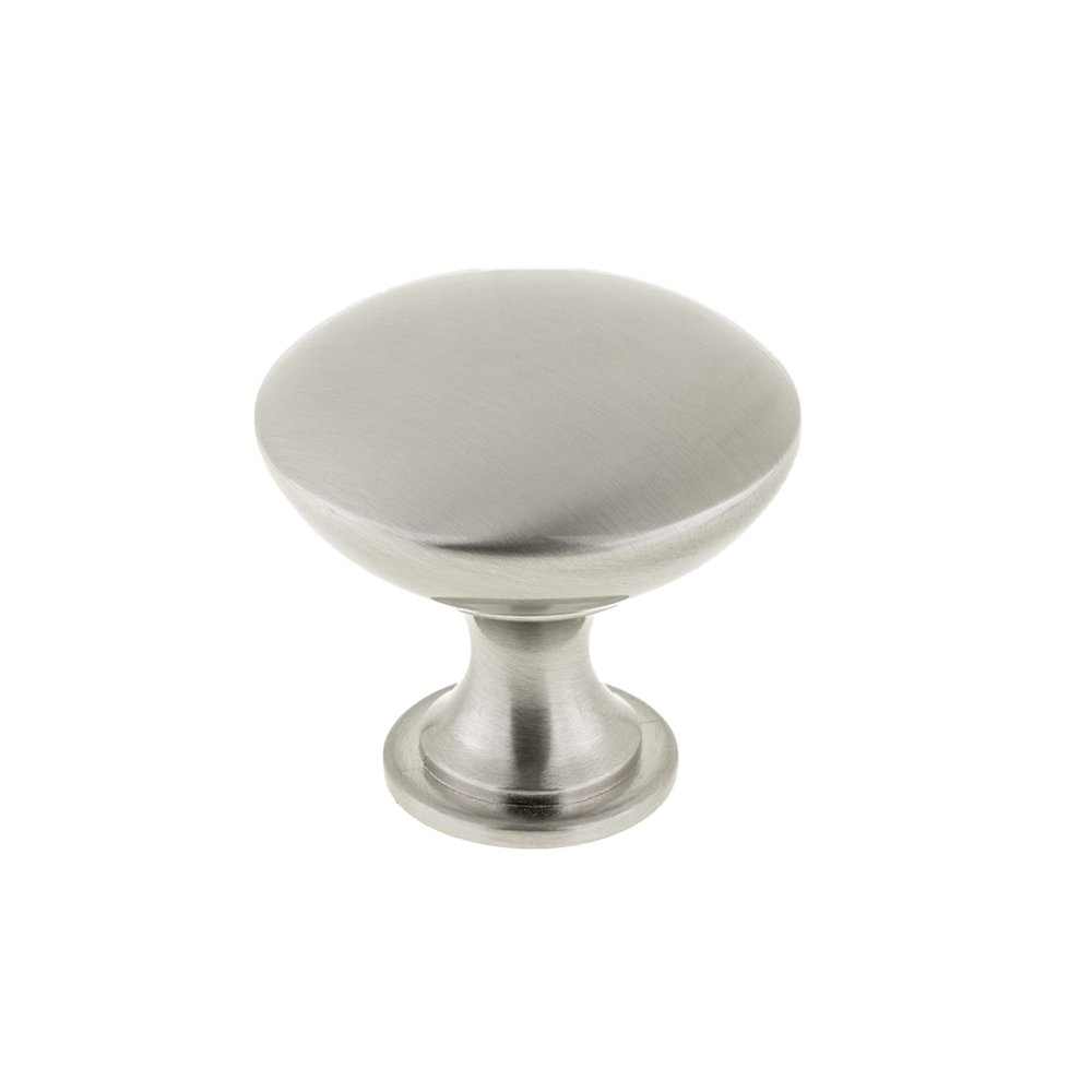 1 9/16" Round Contemporary Knob in Brushed Nickel