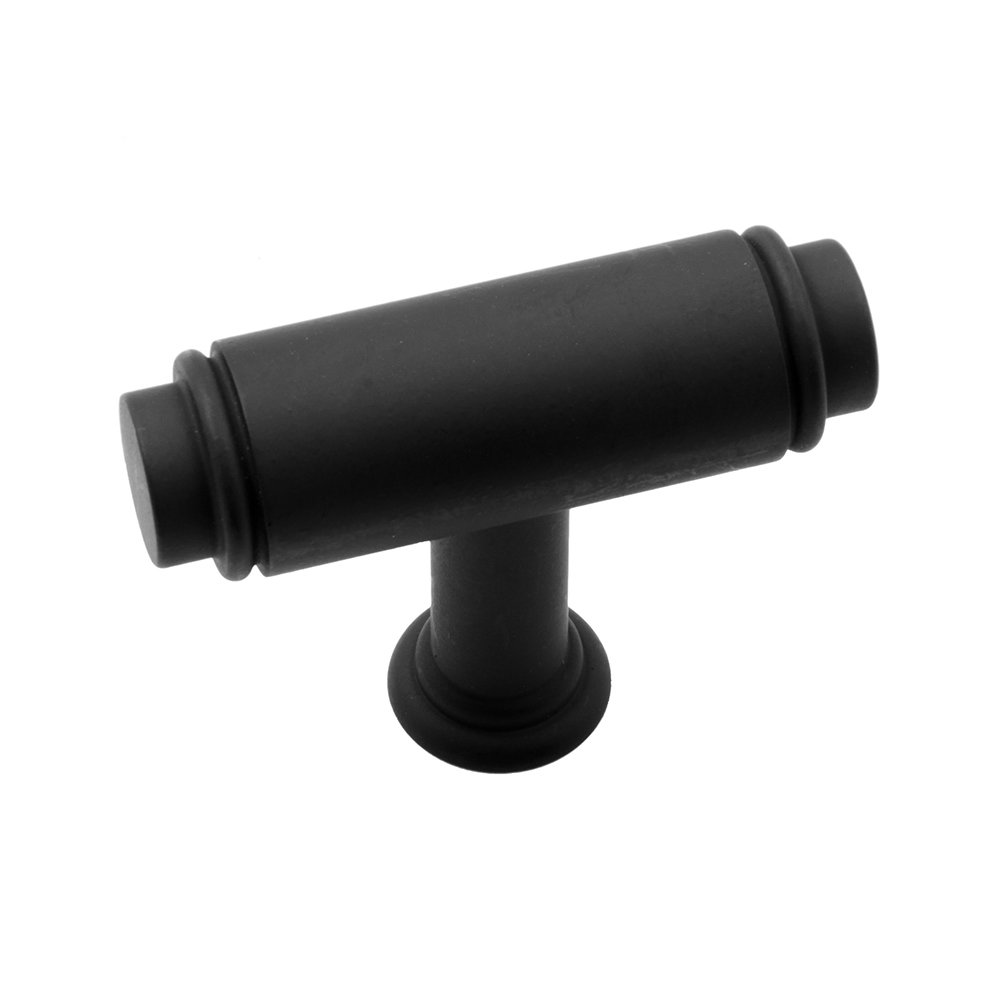1 13/16" Large Cylinder Knob in Black