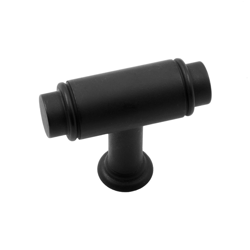 1 5/8" Small Cylinder Knob in Black