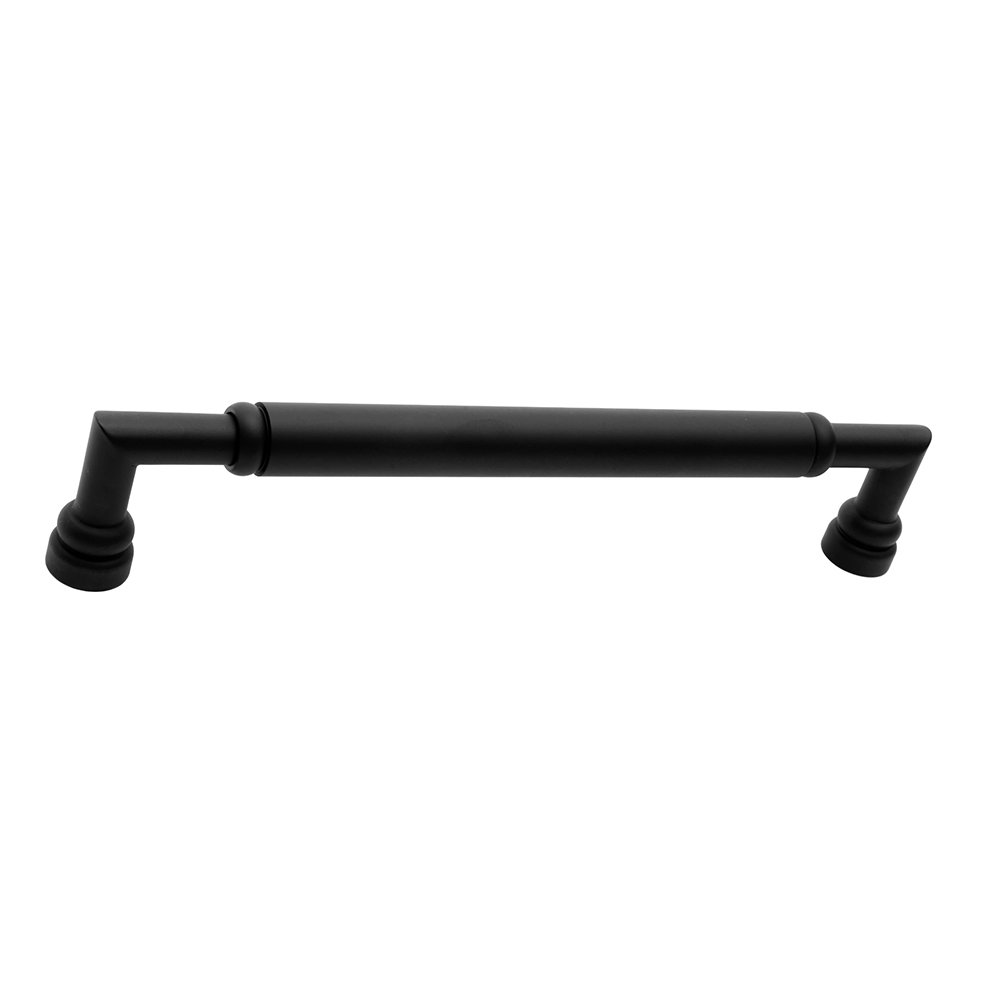 12" Centers Cylinder Middle Appliance Pull in Black