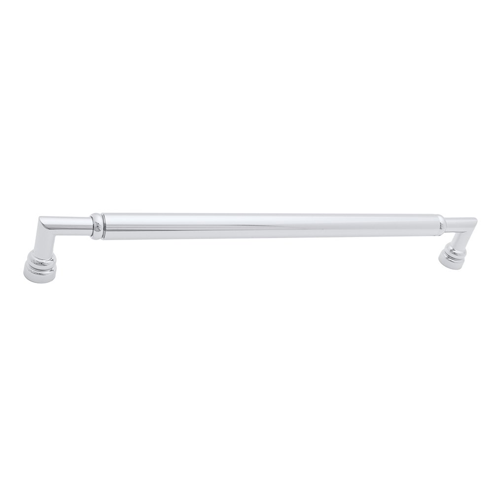 18" Centers Cylinder Middle Appliance Pull in Polished Chrome