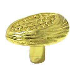 Corn Knob in Polished Brass