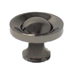 1 1/4" French Contemporary Knob in Black Nickel