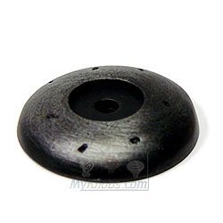 Round Distressed Backplate in Distressed Nickel