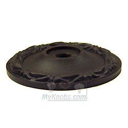 Flat Deco Leaf Backplate in Oil Rubbed Bronze