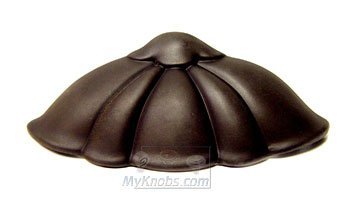 3" Center Petal Cup Pull in Oil Rubbed Bronze