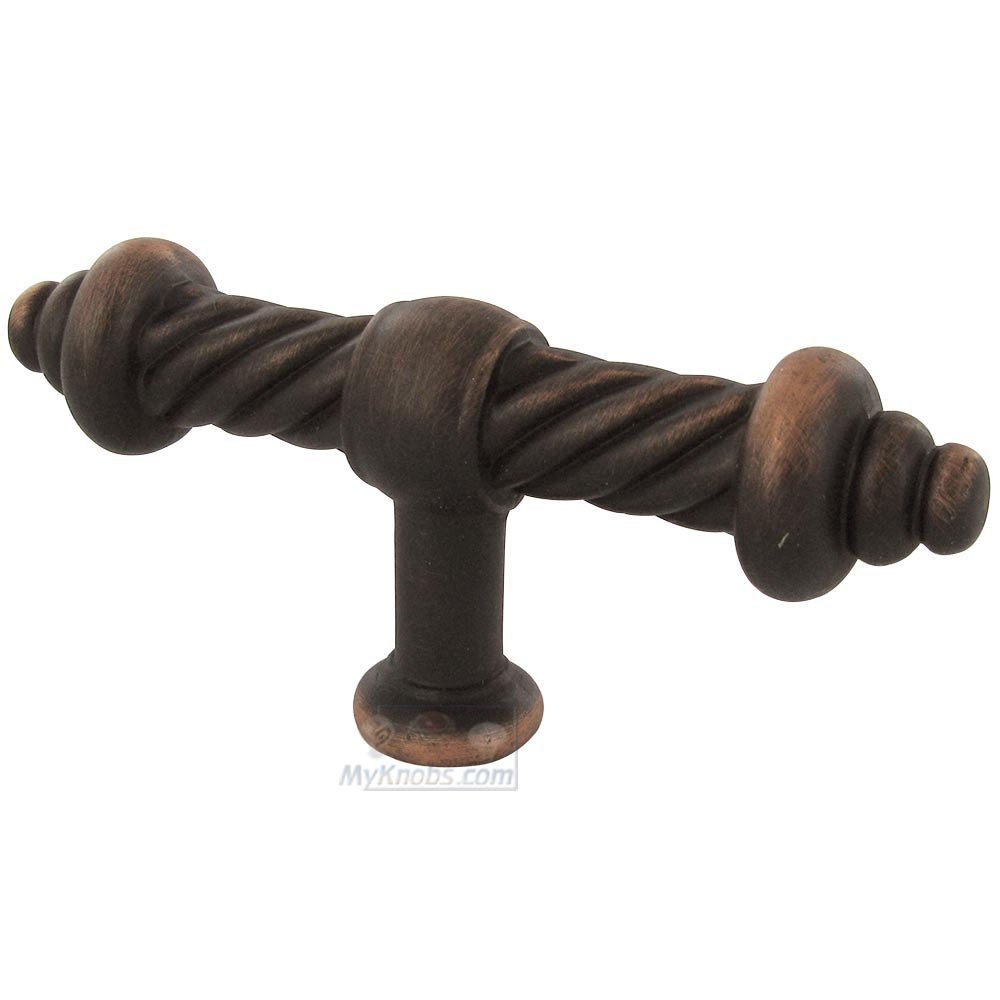 Large Twisted Knob in Valencia Bronze