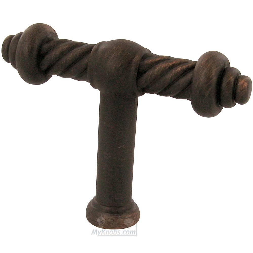 Small Twisted Knob in Valencia Bronze