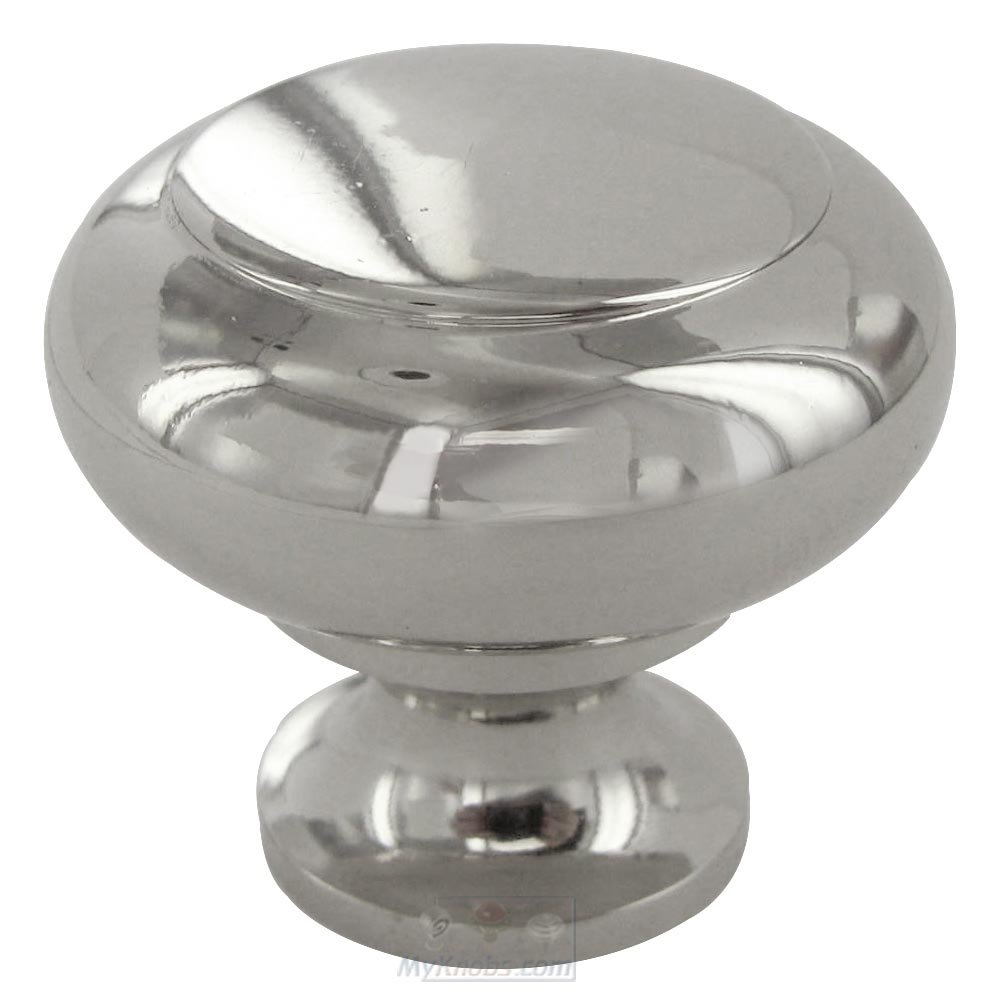 1 1/4" Diameter Hollow Two-Step Knob in Polished Nickel