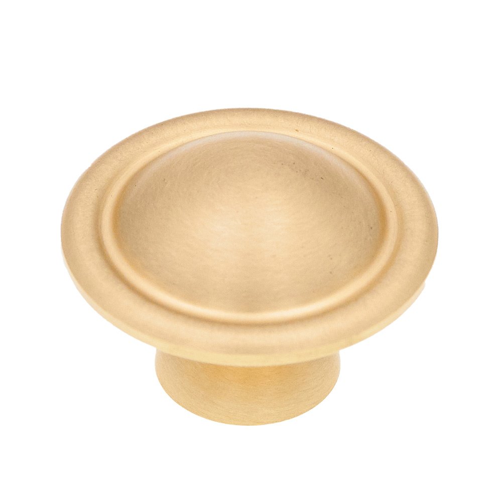 1 1/2" Smooth Dome Knob in Satin Brass