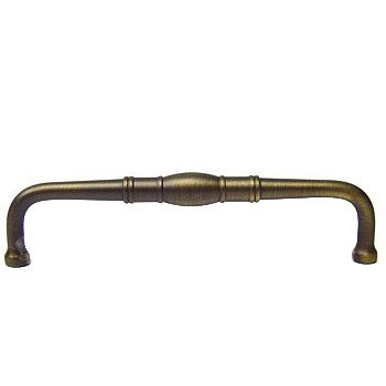 8" Centers Barrel Middle Pull in Antique English