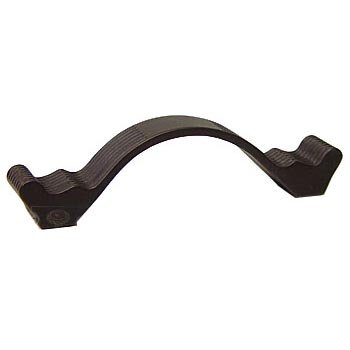 3 1/2" Centers Wavy Contoured Pull with Lines in Oil Rubbed Bronze