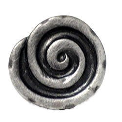 Swirl Knob in Distressed Nickel