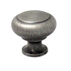 Hollow Two Step Knob in Distressed Nickel