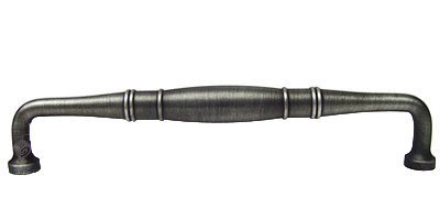 12" (305mm) Centers Barrel Middle Appliance/Oversized Pull in Distressed Nickel