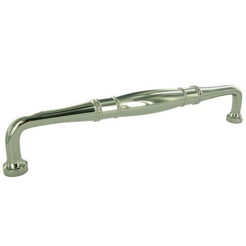 12" Centers Barrel Middle Appliance Pull In Polished Nickel