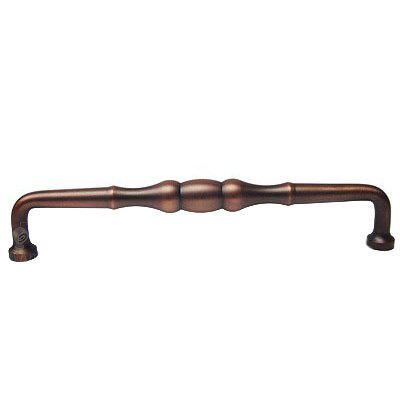 12" (305mm) Centers Beaded Middle Appliance/Oversized Pull in Distressed Copper