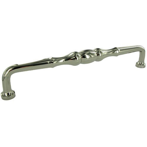 12" Centers Beaded Middle Appliance Pull In Polished Nickel