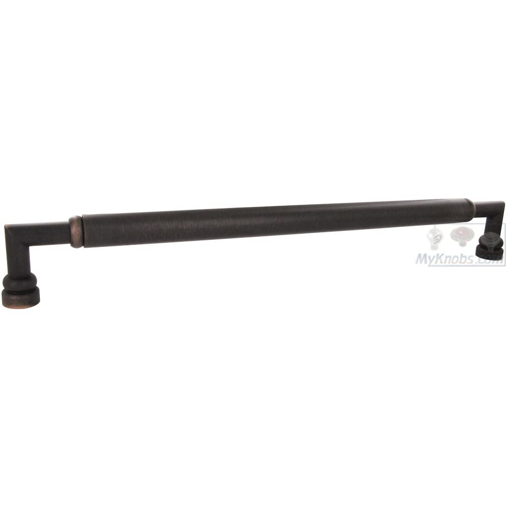 12" Centers Cylinder Middle Appliance Pull in Valencia Bronze