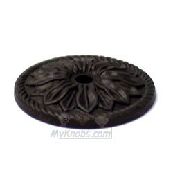 Flower Backplate in Oil Rubbed Bronze