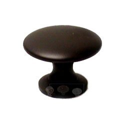 1 1/4" Flat Face Knob in Oil Rubbed Bronze