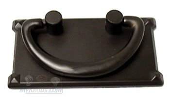 1 1/2" Center Rectangular Plated Bail Pull in Oil Rubbed Bronze