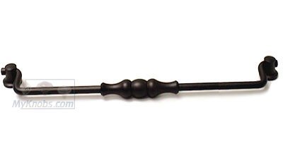 12" Center Beaded Middle Hanging Pull in Oil Rubbed Bronze