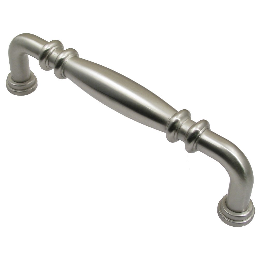 8" Centers Double Knuckle Appliance Pull in Satin Nickel