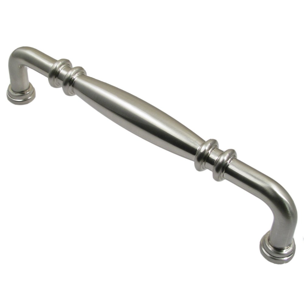 10" Centers Double Knuckle Appliance Pull in Satin Nickel
