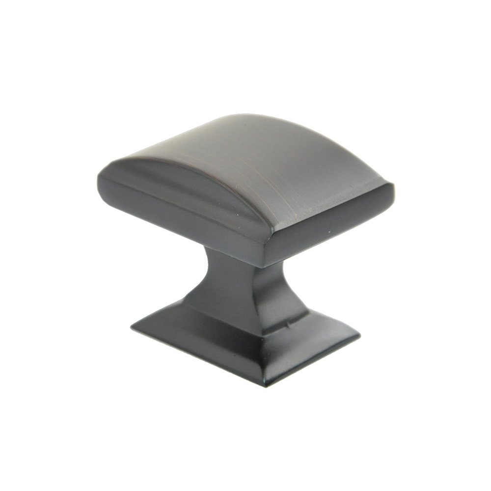 1 1/4" Beveled Rectangle Knob in Oil Rubbed Bronze