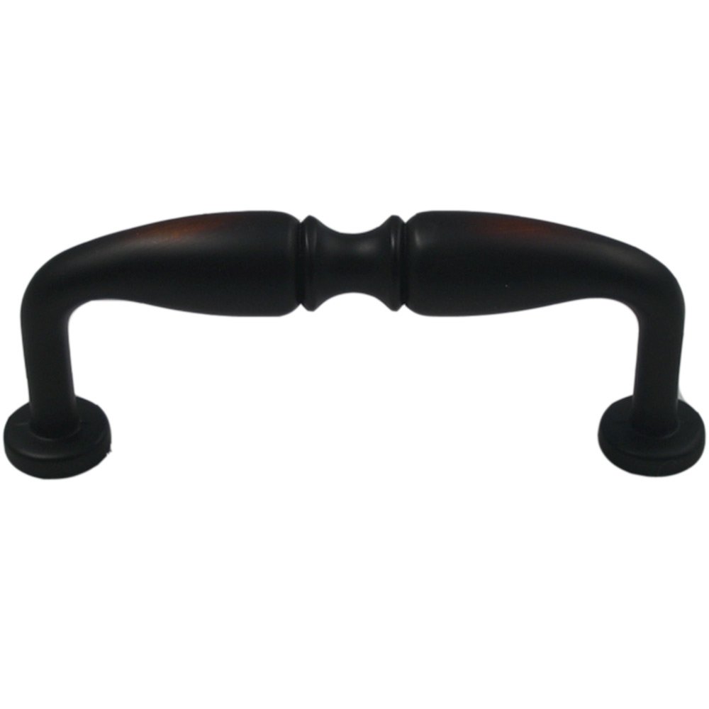 3" Centers Tapered Handle in Black