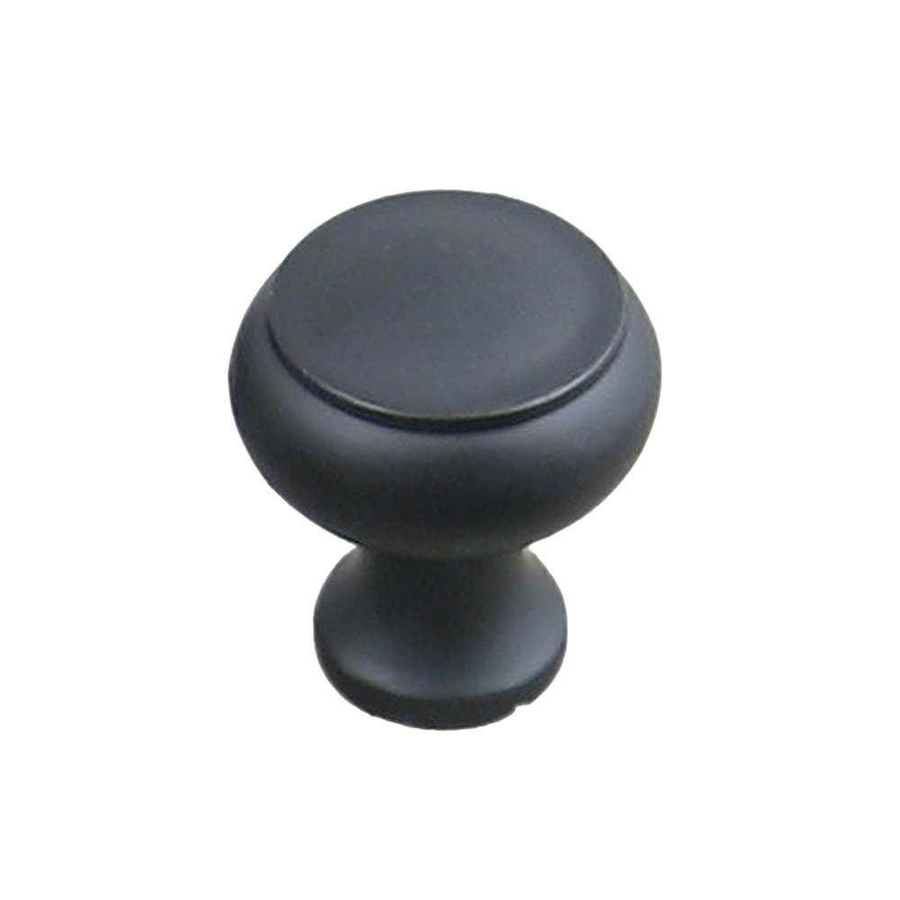 1 1/2" Diameter Large Rimmed Knob in Oil Rubbed Bronze
