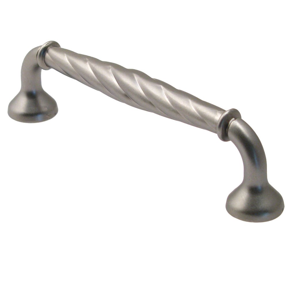 4" Centers Rope Handle in Weathered Pewter