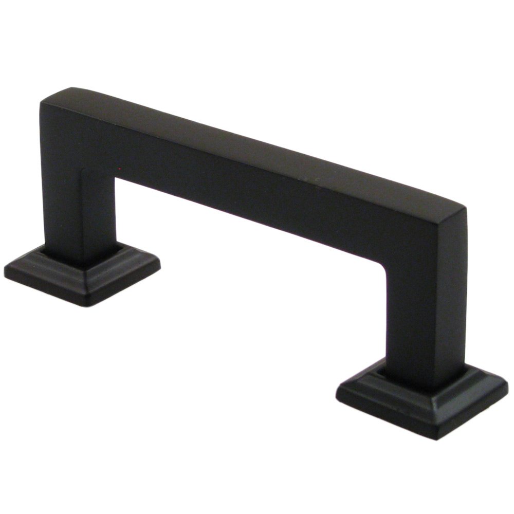 3" Centers Squared Modern Handle in Oil Rubbed Bronze