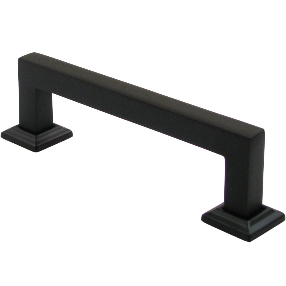 4" Centers Squared Modern Handle in Oil Rubbed Bronze
