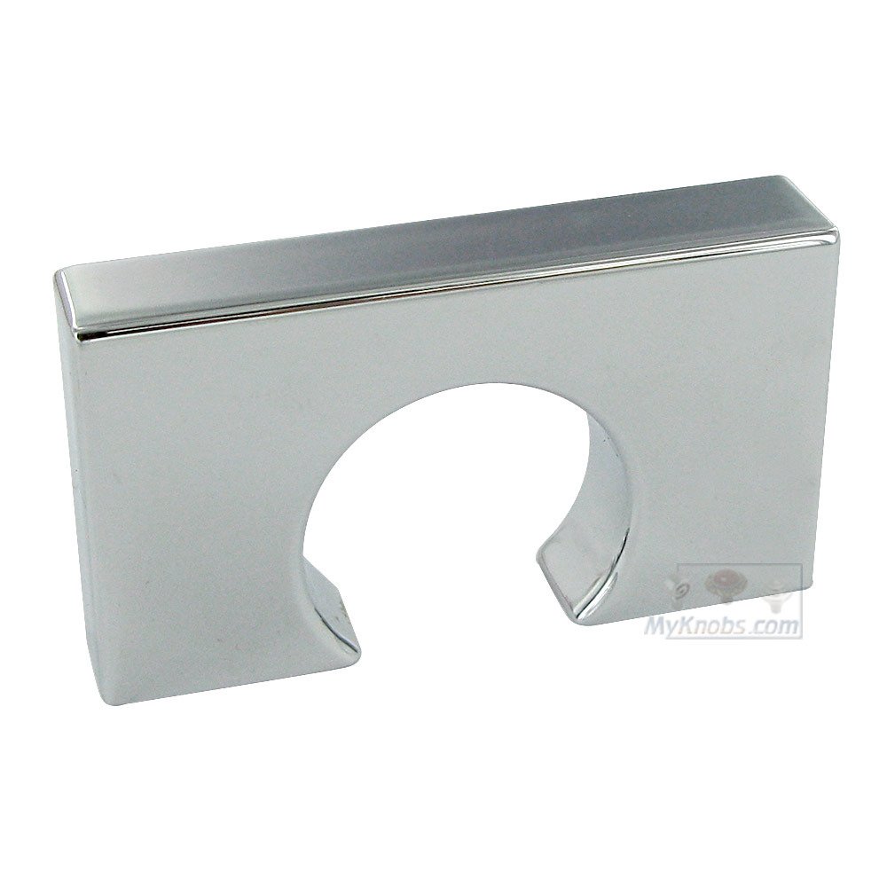 1 1/4" Centers Fingerhole Pull in Polished Chrome