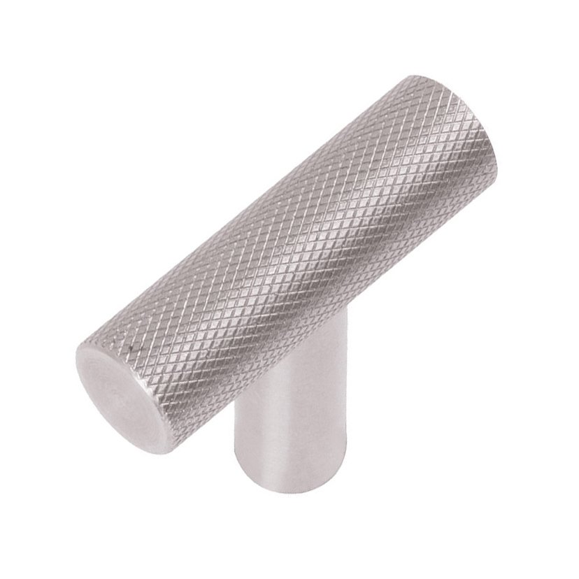 1 9/16" Long Knob in Knurled Stainless Steel