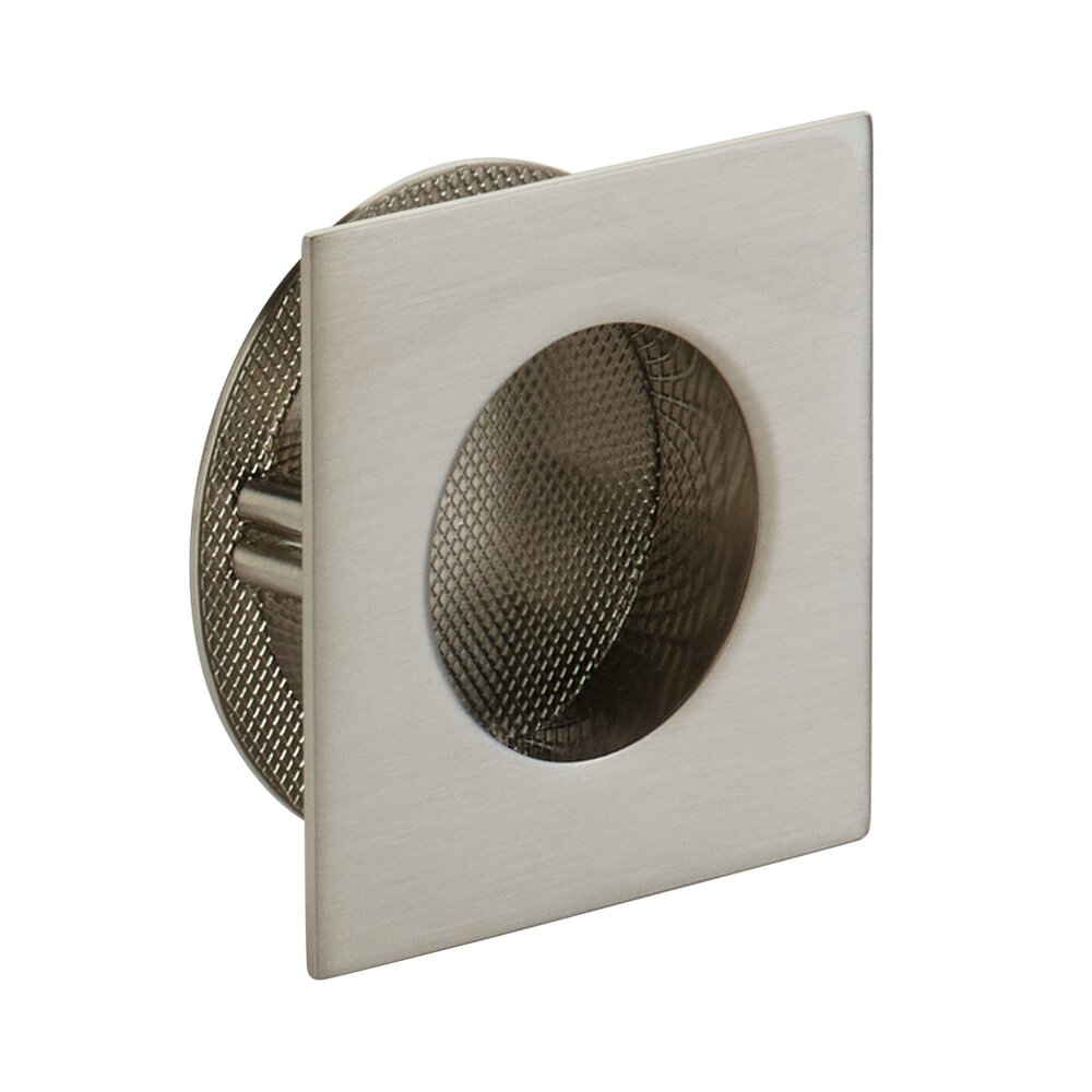 3" Long Recessed Pull in Brushed Nickel