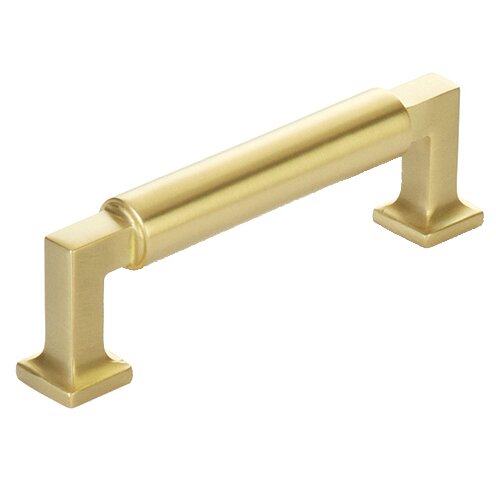 3-1/2" Centers Cabinet Pull in Satin Brass