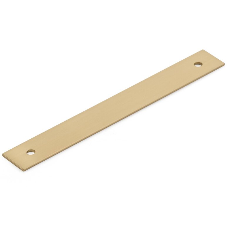 5" Centers Pull Backplate in Signature Satin Brass