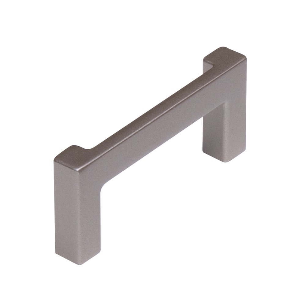 2 1/2" Centers Square Post Pull in Satin Nickel