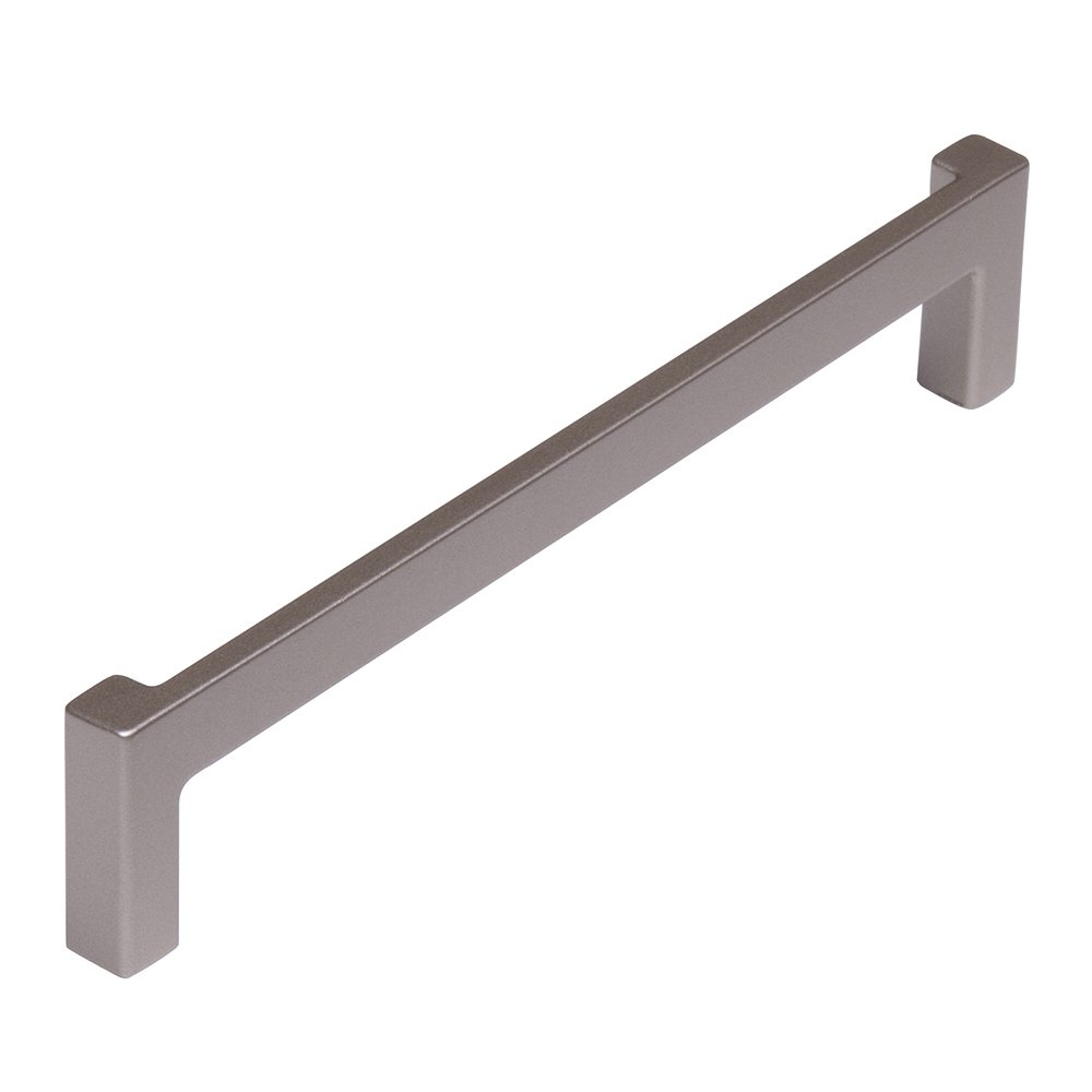6 1/4" Centers Square Post Pull in Satin Nickel