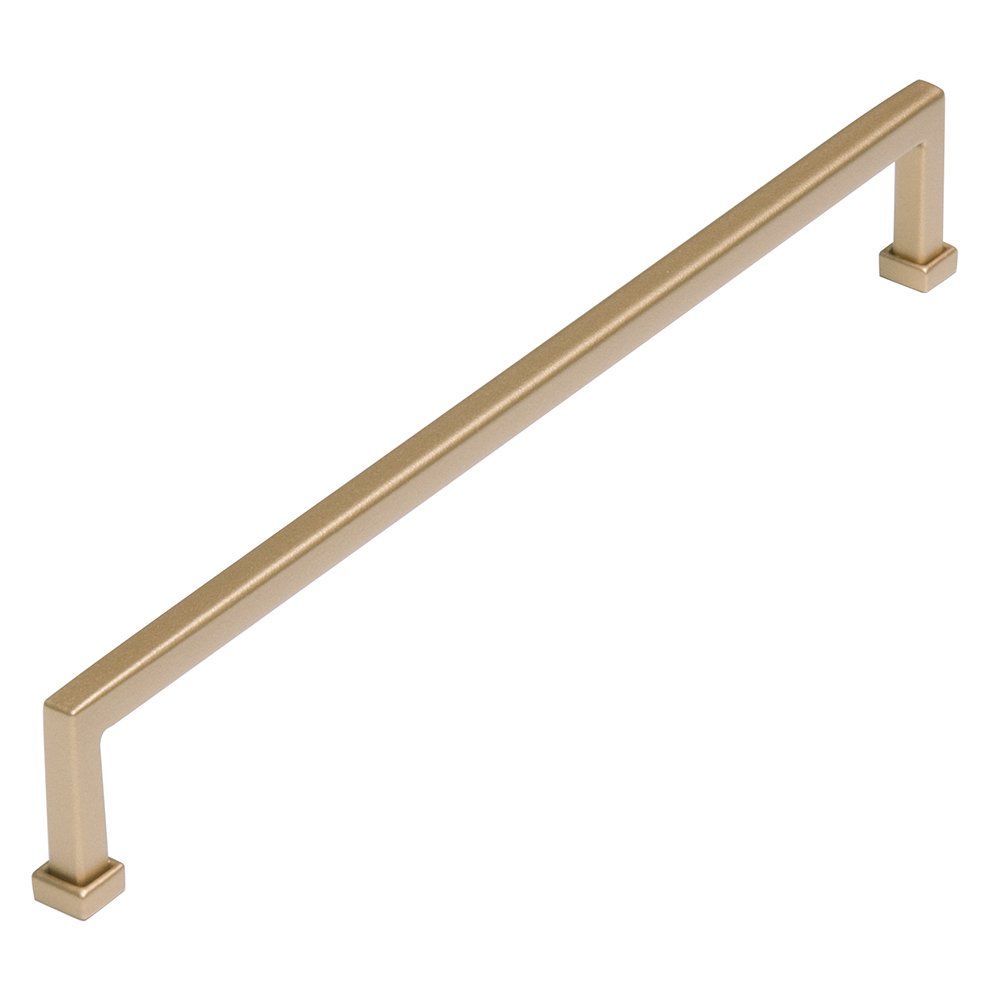 7 1/2" Centers Square Modern D-Handle in Matte Gold