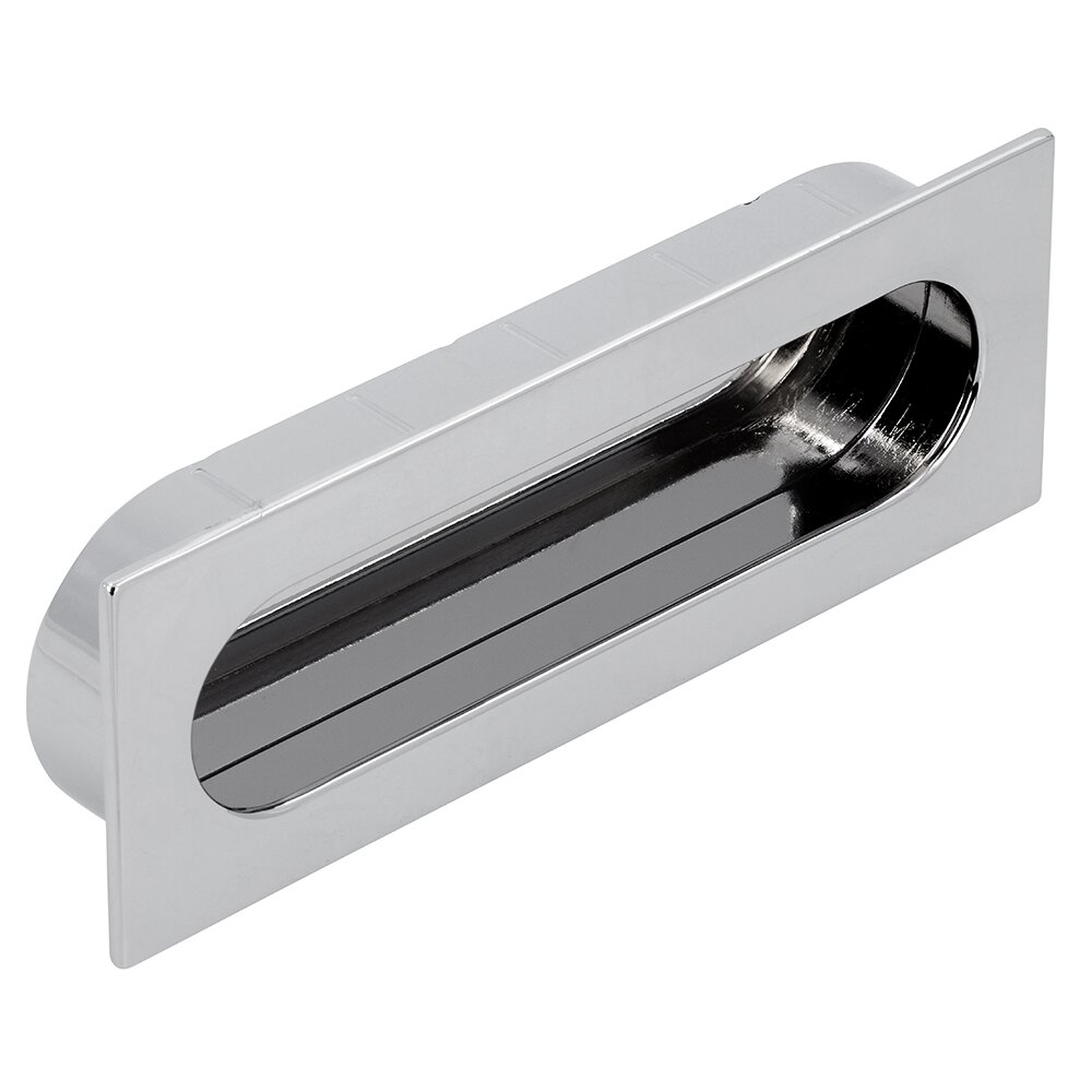 125 mm Long Recessed Pull in Bright Chrome