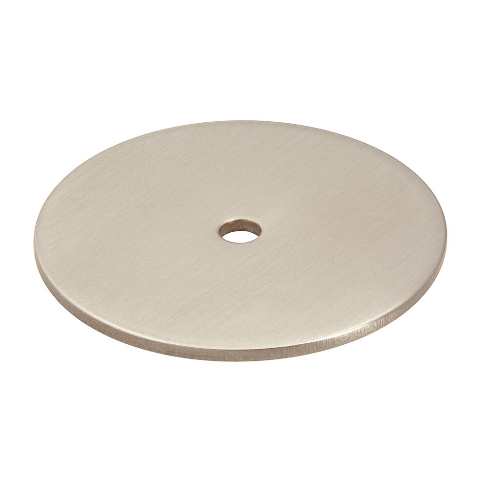 42mm Diameter Base Plate in Matte Stainless Steel Effect