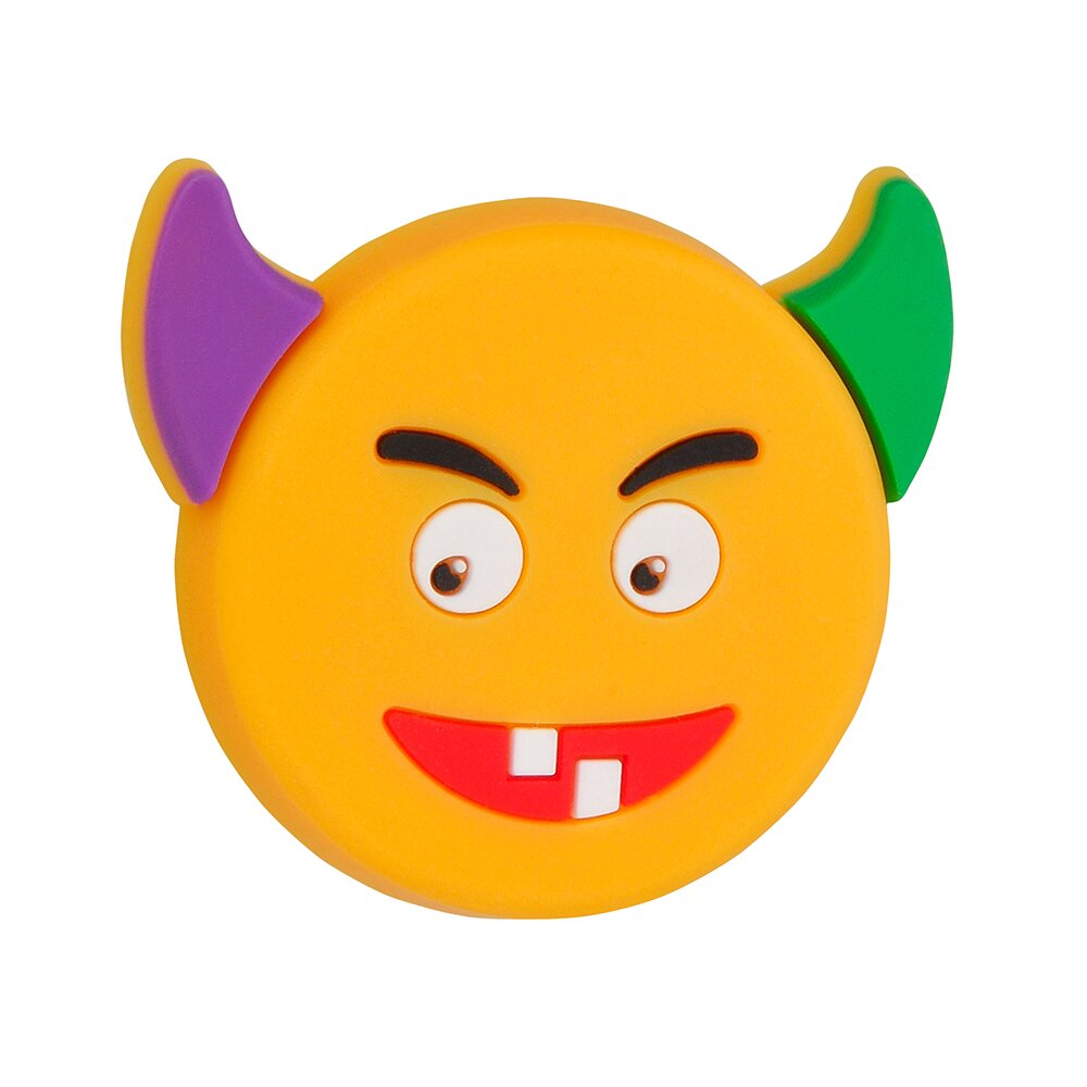 56mm Diameter Devil Emoji Knob in Emoji Smiley